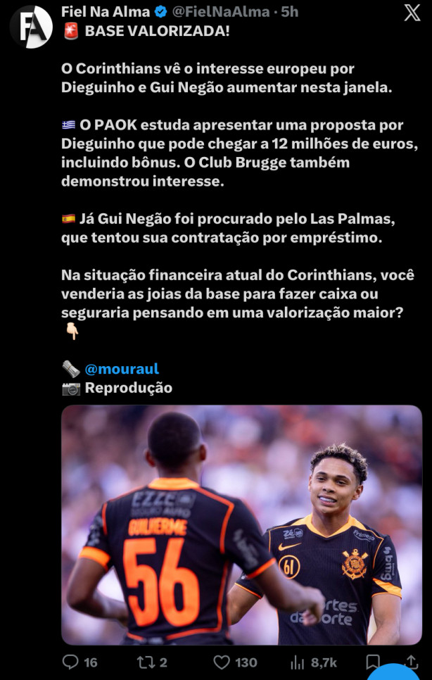 Dieguinho 12 milh�es de euros