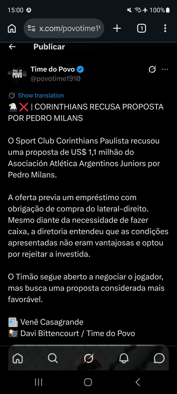 Fala s&eacute;rio em ...