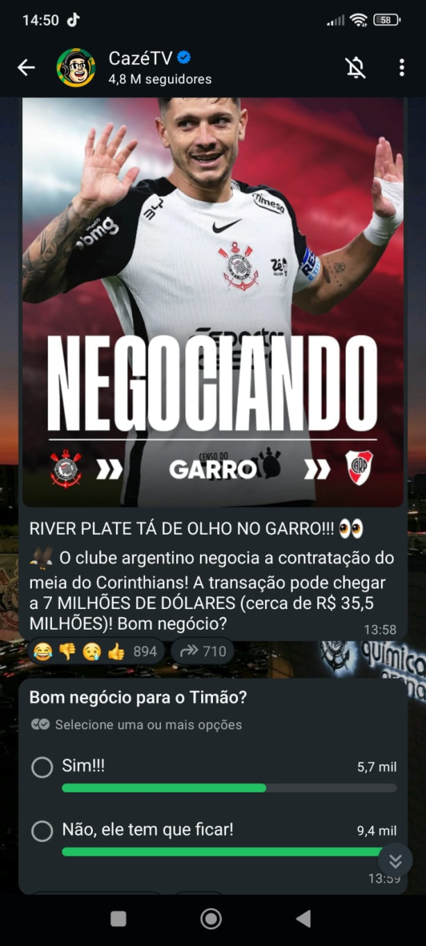 Vergonhoso! Vender garro por mixaria