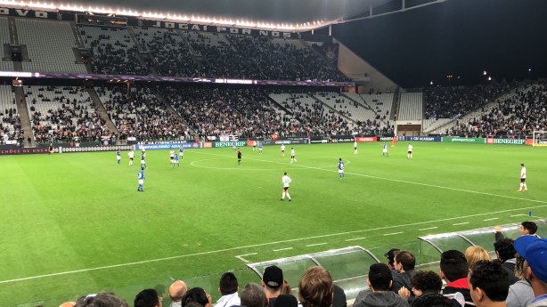 Olhar de quem estava na Arena ontem
