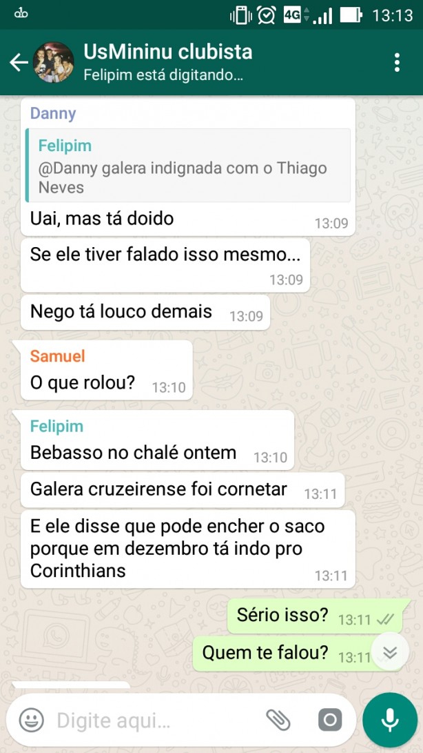 Thiago Neves anuncia em balada que ir para o Corinthians