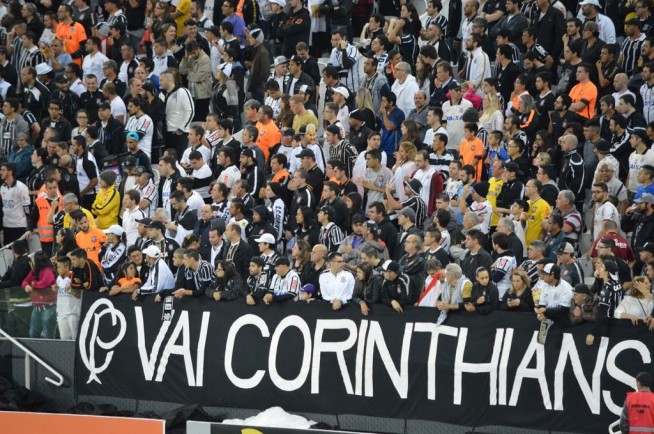 Torcida do Timo na Arena Corinthians