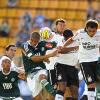 Jogadores do Corinthians sobem mais alto que a porcada