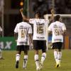 No quarto gol os jogadores do Corinthians cansaram de comemorar