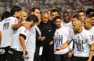 Despedida de Tite e Alessandro no Pacaembu
