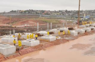 Fotos da constru��o do Est�dio em Itaquera no #DiaDoCorinthians