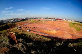 Novas imagens das obras do est�dio do Corinthians