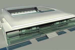 Plantas e imagens do est�dio do Corinthians