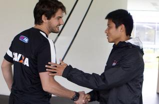 Primeiro dia de Pato no Corinthians