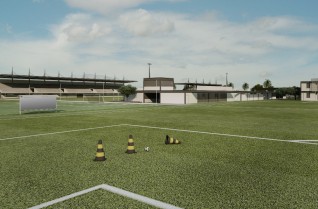 Proje��o do novo CT da base do Corinthians