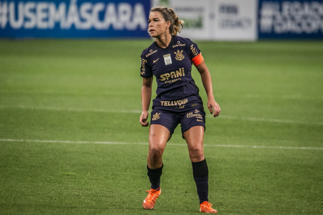 Jogadoras do Corinthians Futebol Feminino venceram o Juventus por 4 a 0