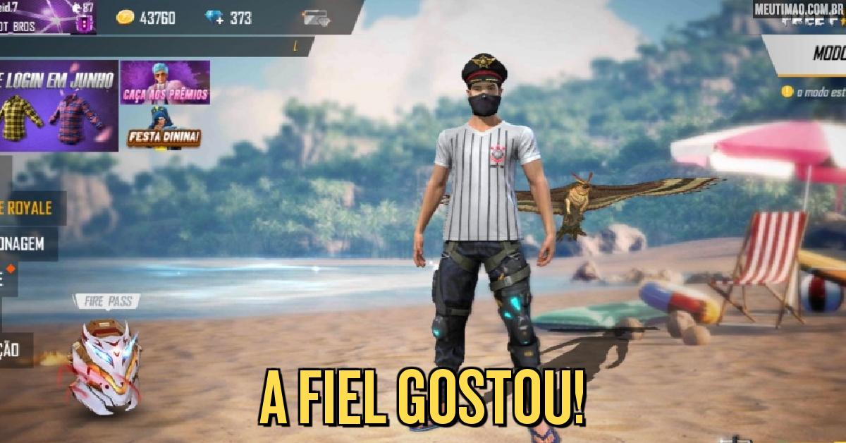 E-sports: Free Fire: Corinthians lança nova camiseta e pensa em dar  sequência no mercado com novos produtos!