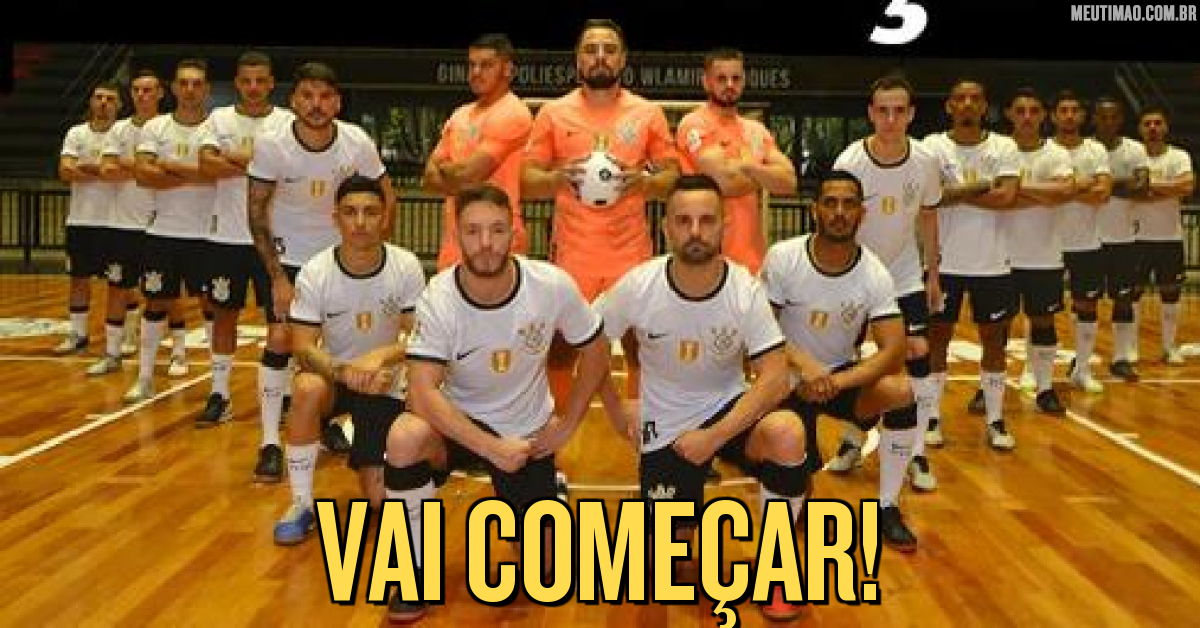 Corinthians Futsal inicia série Ganhando e Formando nas redes sociais