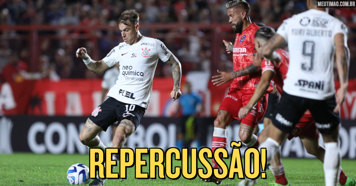 Revolta com treinador e Fábio Santos marca empate do Corinthians