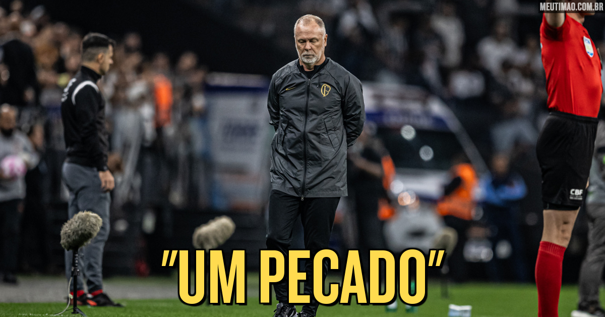 Mano lamenta resultado diante do Santos e admite segundo tempo