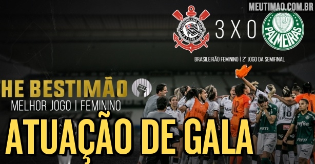 O melhor jogo do Corinthians feminino em 2020  Corinthians 3 x 0 Palmeiras