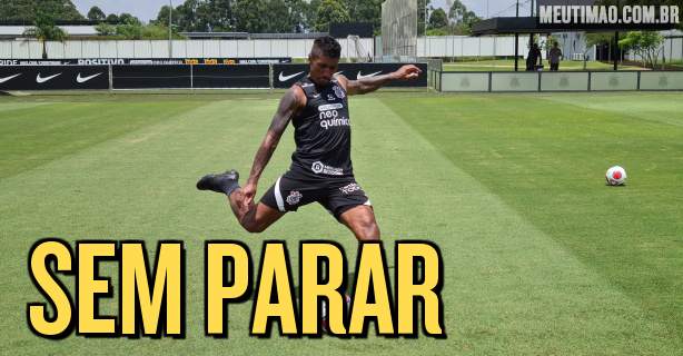 Corintios faz treino de bola parada em penultimo dia de preparação para estreia no Paulista