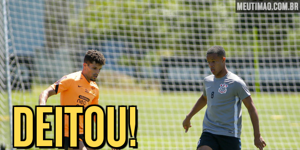 Who is the 16-year-old Corinthians striker who shone in a training match with the professional