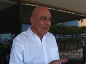 Galliani passou o Reveillón no Rio de Janeiro