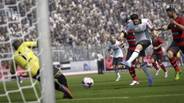 A edio do FIFA 14 marcou o ltimo ano em que o Corinthians esteve no jogo