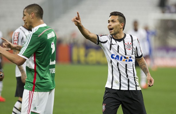 Corinthians venceu o Palmeiras por 2x0