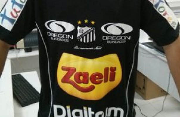 Camisa do Bragantino com os novos patrocinadores