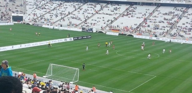 Arena Corinthians teve ausência de torcedores que compraram ingressos antecipados