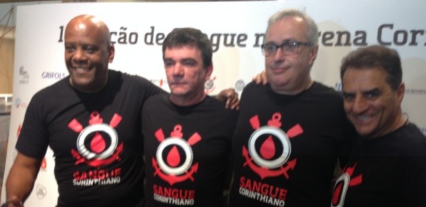 Andr Nego, Andrs Sanchez, Roberto de Andrade e Jorge Kalil: a cpula que se elegeu no clube em 2015