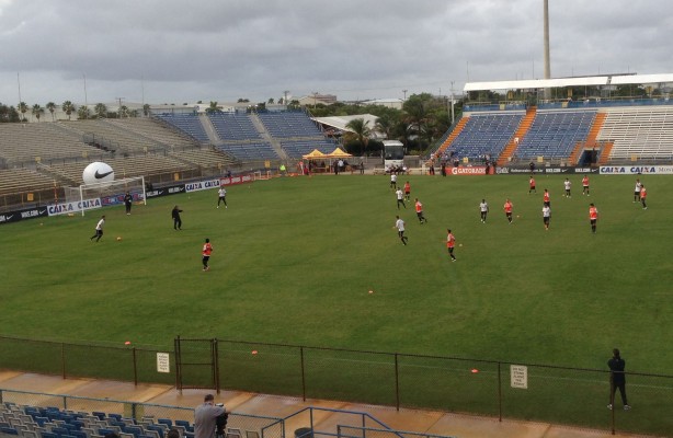 Corinthians treinando em Fort Lauderdale