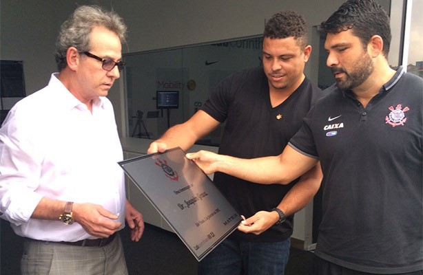 Dr. Joaquim Grava, Ronaldo e Bruno Mazziotti inauguram o LabR9