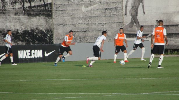 Corinthians treinou na tarde dessa quarta-feira no CT