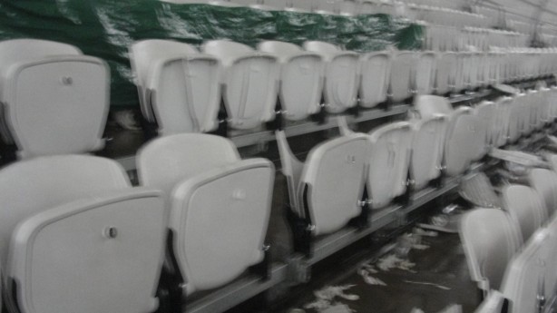 Sem novidades: Mais de 800 assentos foram destrudos por parte da torcida do Palmeiras