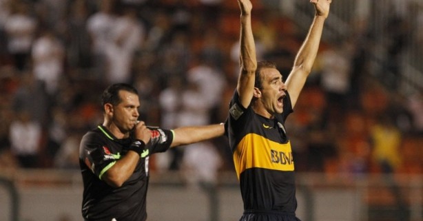 Amarilla apitou Corinthians x Boca Juniors na Libertadores de 2013