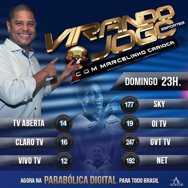 Marcelinho Carioca estreou seu programa de TV