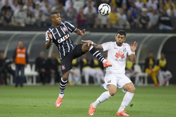 Corinthians e Santos jogam no domingo, dia 20, de manh, na Arena