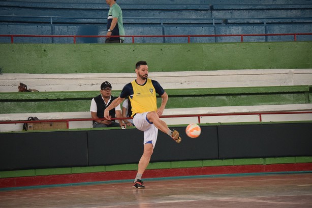 Destaque no Timo, o piv Simi  um dos jogadores mais experientes do Brasil para a disputa da Copa Amrica