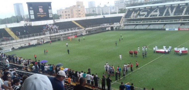 Corinthians foi  Vila Belmiro para enfrentar o Santos na final do Paulista Sub-13