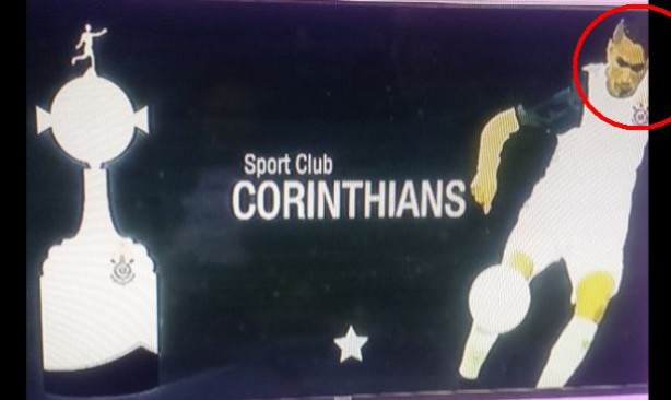 Imagem de Guerrero com camisa do Corinthians foi utilizada pela Conmebol