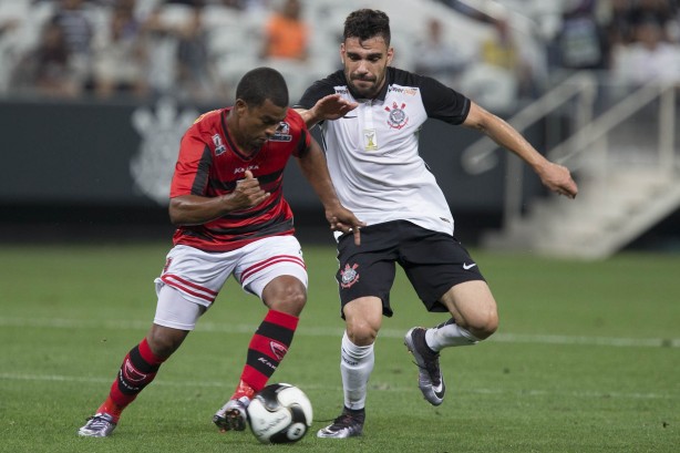 Bruno Henrique analisou futebol apresentado pelo Corinthians neste sbado