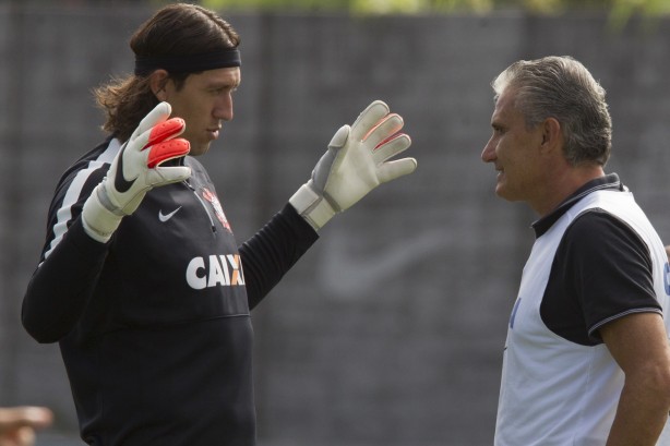 Tite relembrou momentos de Cssio no Corinthians