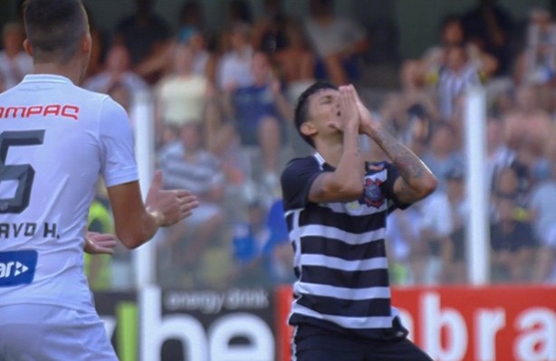 Com time misto na Vila Belmiro, o Corinthians perdeu a invencibilidade na temporada