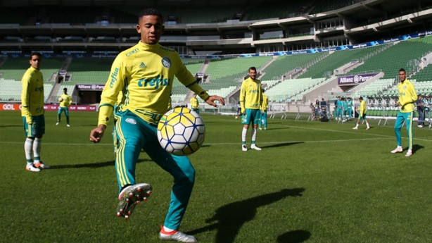 Palmeiras finalizou preparao no Allianz Parque neste sbado