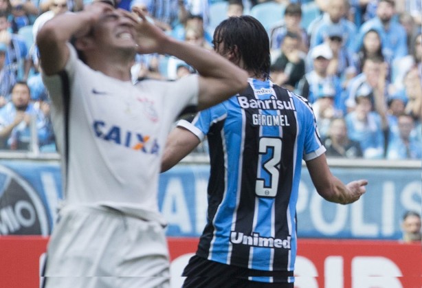 Corinthians perdeu por 3 a 0 em Porto Alegre