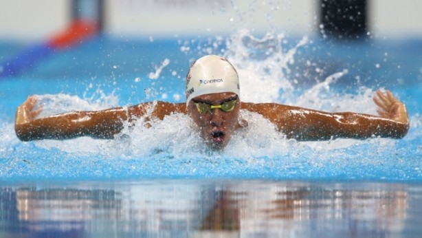 Nadador do Corinthians, Brandonn Almeira ganhou o ouro nos 400m medley
