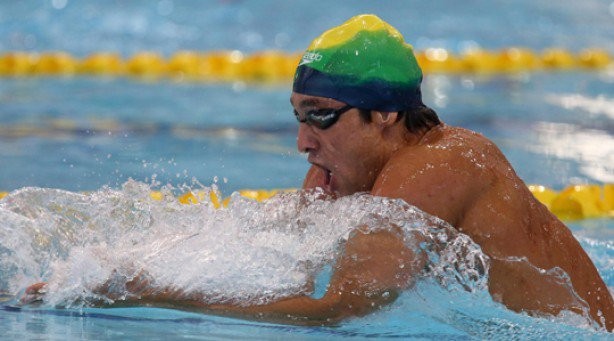 Nadador do Timo, Thiago Simon bateu o recorde sul-americano nos 200m peito