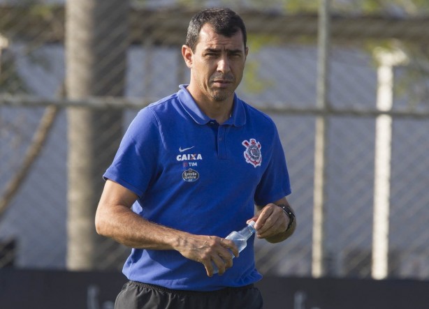 Carille completa um mês como treinador do Corinthians no próximo dia 17