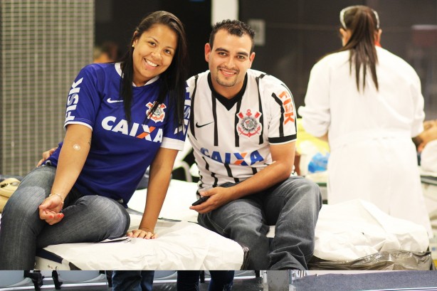Arena Corinthians foi palco da 20ª edição da ação Sangue Corinthiano