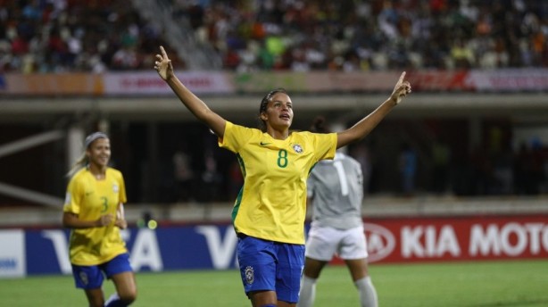 Com cinco gols em quatro jogos, Gabi foi vice-artilheira do Mundial sub-20