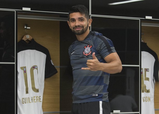 Guilherme deixou o Corinthians em abril de 2017