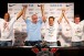 Kalil, � direita de Roberto de Andrade, � o novo diretor adjunto do Corinthians